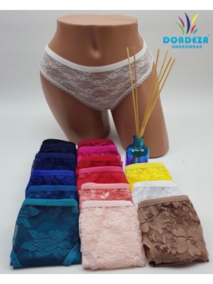 Dondeza 104 Byn Dantel Bikini Külot 3 Adet