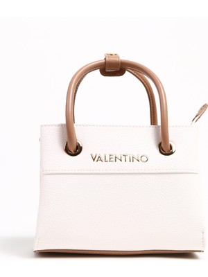 Valentino Beyaz Kadın 9X21X15 cm El Çantası VBS5A805173