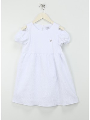 U.S. Polo Assn. Beyaz Kadın Kısa Elbise Mosan