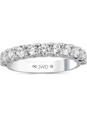 JWD Diamond 2.75 gr 14 K Jwd Altın Yarım Tur Yüzük