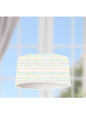 Adenka Home Soft Çizgiler Desen Sarkıt Avize