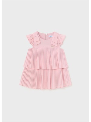 Mayoral Yazlık Kız Bebek Elbise Pembe