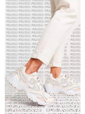 Nike Air Heights Beige Sneaker Hakiki Deri ve Tekstil Günlük Spor Ayakkabı Bej