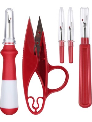 Hodbehod Iplik Sökücü Ilik Açıcı Iplik Temizleme Makası 5 Li Set