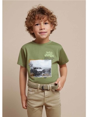 Mayoral Yazlık Erkek Kısa Kol T-Shirt Yeşil