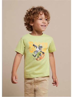 Mayoral Yazlık Erkek Kısa Kol T-Shirt Yeşil