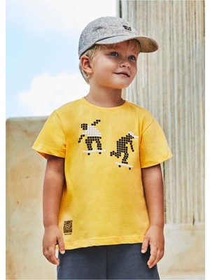 Mayoral Yazlık Erkek Kısa Kol T-Shirt Sarı