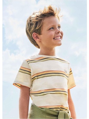 Mayoral Yazlık Erkek Kısa Kol T-Shirt 2'li Set Turuncu