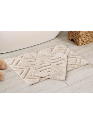 Şirin Eşyalarım Pamuklu Paspas Seti Blow Bej