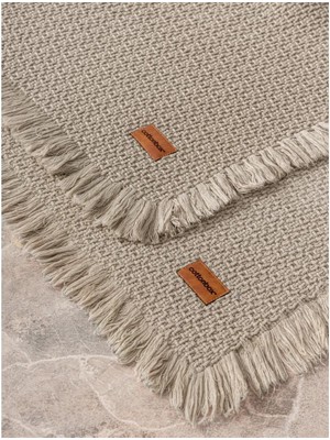 Şirin Eşyalarım Bath Rug Set Bej 75X125 60X90