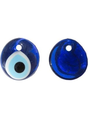 Depposite Cam Nazar Boncuğu 8.5 cm Delikli (10 Adet)