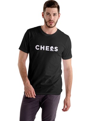 Texclusive Chess Satranç T-Shirt Siyah Unisex