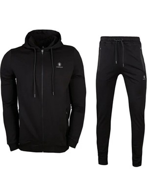 Lumberjack 101497483 M-Smr Basıc T.suıt 4fx Lumberjack Erkek Eşofman Takım A101497483 Siyah