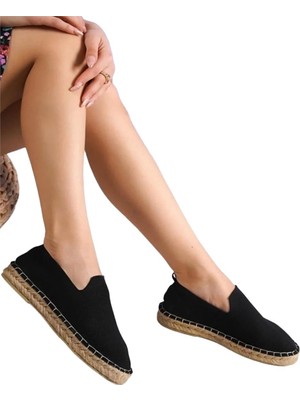 Liger Unisex Siyah Triko Espadril