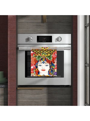 Sister Home Design Baci Milano Desenli Fırın Örtüsü