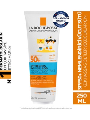La Roche-Posay La Roche Posay Anthelios Dermo Pediatrics Nemlendirici Süt 250 ml SPF50+ Tüm Cilt Tipleri İçin