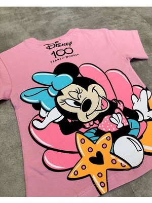 Lolipop Kids Store Minnie Mause Kısa Kollu Taytlı Alt Üst Takım