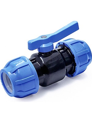 Simkar PE100/KANGAL Plastik Küresel Kaplin Vana 75X75 mm