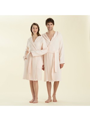 Chakra Armin Unisex Bornoz Pudra