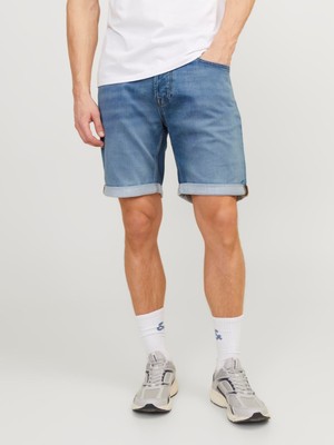 Jack & Jones Rick Model Likralı Erkek Kot Şort 12250168