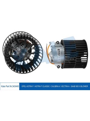 Kalorifer Motoru 12V Opel Astra F-Astra F Classic-Calibra A-Vectra A-Saab 900 Ii Mek.-Klimali 18051