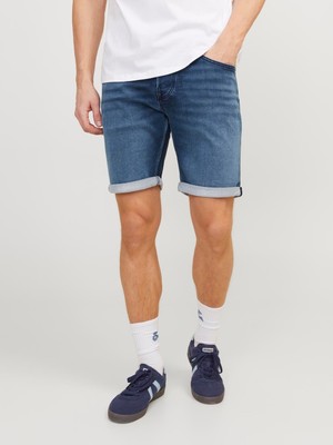 Jack & Jones Rick Model Likralı Erkek Kot Şort 12250169