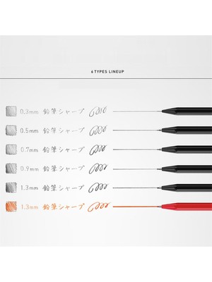 Kokuyo Mechanical Pencil Enpitsu Sharp 1.3mm Red