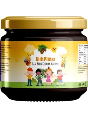 Kids Plus Kozalak Macunu , Çam Ballı , Andız Pekmezli , 350 Gram