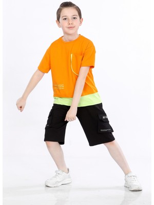 Mornio Erkek Çocuk T-Shirt ve Şort 2 Li Takım VF24KMR51012