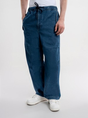 Loft Parachuthe Jean Baggy Fit Erkek Pantolon