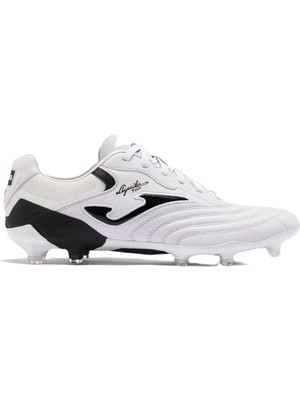 Joma Aguıla Cup 2402 Blanco Negro Fırm Ground Erkek Beyaz Krampon (Çim Zemin) ACUS2402FG