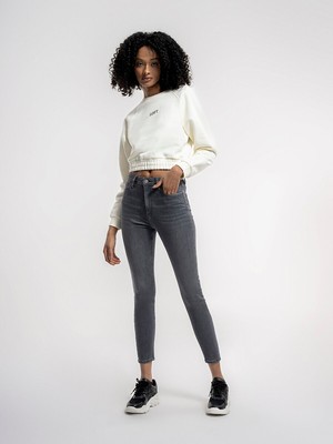 Loft Regular Long Crop Kadın Sweatshirt