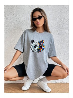 Medinenur  Panda Baskılı T-Shirt