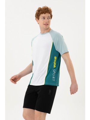 U.S. Polo Assn. Erkek Koyu Yeşil Tişört 50282484-VR101