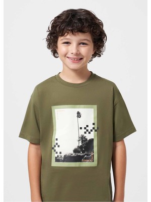 Mayoral Yazlık Erkek Kısa Kol T-Shirt 2'li Set Yeşil