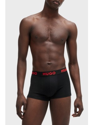 Hugo Logolu 3 Pack Boxer Erkek Boxer 50496723 001