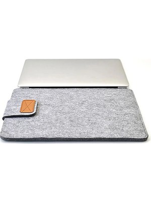 Qiuming Shop Koyu Gri Tarzı 10 Inç Anti-Scratch Koruyucu Çanta Macbook Airro Retina Için Keçe Laptop Çantası Macbook Için Yeni Air 13 Atand Kapak A2159 (Yurt Dışından)