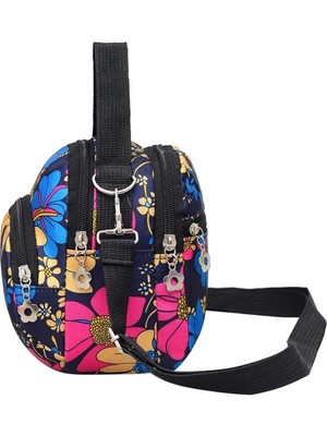 Qiuming Shop Renk3 Stili 20CM 16CM 10CM Su Geçirmez Naylon Kumaş Çapraz Cep Telefonu Çantası Tek Omuz Anne Bozuk Para Cüzdanı Yeni Kadın Çantası Rahat Açık Crossbody Çanta (Yurt Dışından)