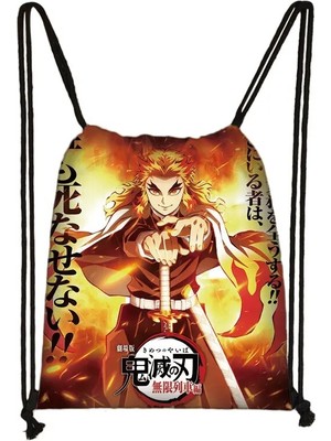 Qiuming Shop SKDYAIBA15 Stili Anime Demon Slayer Sırt Çantası Kadın Sırt Çantası Kawaii Kimetsu Hiçbir Yaiba Omuz Çantaları Tanjirou Kamado Zenitsu Kız Sırt Çantası Kitap Çantası (Yurt Dışından)