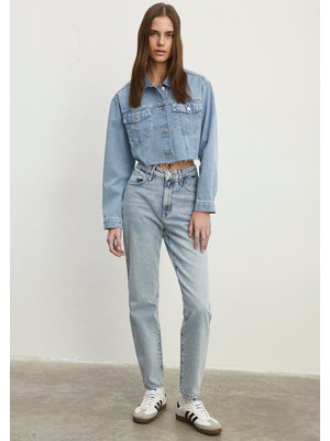 Happy Street Buz Mavi Jean Pantolon  101453-86458