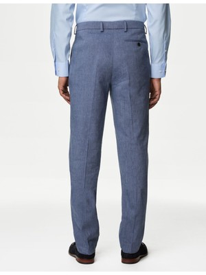 Marks & Spencer Tailored Fit Klasik Keten Pantolon