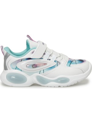 Lumberjack Arwen 4fx Beyaz Kız Çocuk Koşu Ayakkabısı Tekstil Malzeme ile Düz Tabanlı Rahat Kullanım