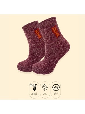 Kral Socks Termal Erkek Havlu Patik Çorap 4'lü Set( 4 Çift)