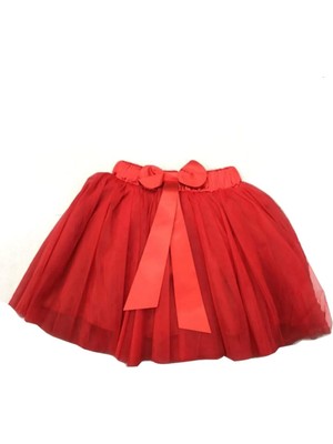 Fires Giyim Kız Çocuk Fiyonklu Tütü Tüllü Etek 29 Ekim 23 Nisan Gösteri Kıyafeti