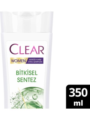 Clear Women Kepeğe Karşı Etkili Şampuan Bitkisel Sentez 350 ml