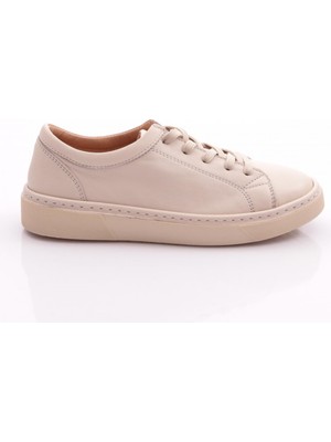 Dgn 455 Kadin Düz Taban Bağcikli Sneaker Ayakkabi
