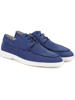 Desa Quade Lacivert Erkek Deri Günlük Ayakkabı