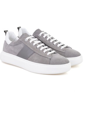 Desa Stew Gri Erkek Deri Spor Ayakkabı