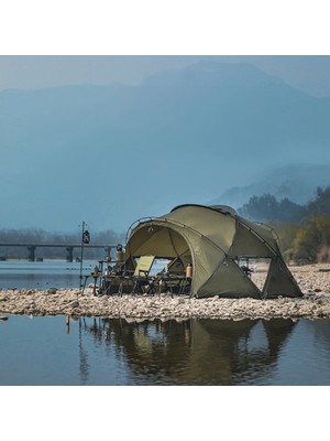 Shufa Yarım Küre Çadır 1 Oda Kapasiteli PU 8000+ 40D Naylon Malzeme ile 350x300x170 cm