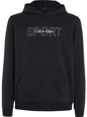 Calvin Klein Siyah Erkek Kapüşon Yaka Sweatshirt 00GMS4W339BAE-PW